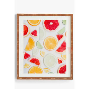 Nordstrom Deny Designs Citrus Fresh & Orange Twist Framed Wall Art